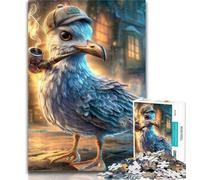 Adult Puzzles Sherlock Holmes Seagull Puzzles for Adults Teens 1000 Pieces,Challenging Game for The Whole for Women, Gifts for Men 50x75cm