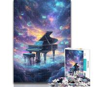 Adult Puzzles Starry Sky Piano 1000 Pieces Jigsaw Puzzles For Teens And Adults,learning Educational Toys Unique Home Decor And Gifts 50x75cm