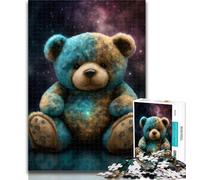 Adult Puzzles Teddy Bear Puzzles 1000 Pieces for Adults,Decompressing Intellectual Educational Toy Birthday Present, Gifts 50x75cm