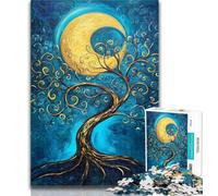 Adult Puzzles Tree of Life Jigsaw Puzzles 1000 Pieces for Adults Teens,Relax Games Is Ideal As A Gift for The Whole Family 50x75cm