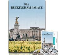 Adult Puzzles Visit Buckingham Palace Jigsaws Puzzles 1000 Pieces for Adults Gifts,Family Game Birthday Gifts.Challenge High Difficulty 26x38cm