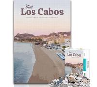 Adult Puzzles Visit Los Cabos Jigsaw Puzzles for Adults 1000 Piece,Stress Reliever Difficult Challenge Unique Home Decor And Gifts 75x50cm