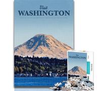 Adult Puzzles Visit Washington 1000 Pieces Jigsaw Puzzles For Teens And Adults,Educational Games Home Decoration Deal As Gifts for The Whole Family 26x38cm