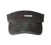 Adult Raider Movie Tomb Vintage Distressed Visor Hat Adjustable Size Denim Hat Sun Blocking and Sun Shading Cap