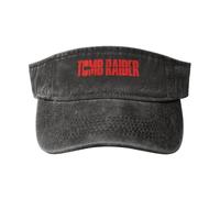 Adult Raider Movie Tomb Vintage Distressed Visor Hat Adjustable Size Denim Hat Sun Blocking and Sun Shading Cap