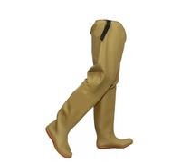 Adult Rain Boots Autumn Winter Over-The-Knee Fishing Shoes Men Waterproof Safety Work Man Wellies High Rain Boots(Beige A,8.5)