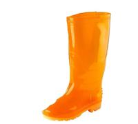 Adult Rain Boots Speed Dry Kitchen Rain Boots Shoes Without Lining Men's Labour Gum Non-Slip Water(Orange01,46)