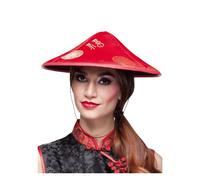 Adult red Chinese hat
