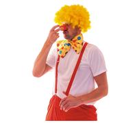 Adult red suspenders