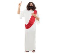 Adult Religious Jesus Moses God Toga Christmas Fancy Dress Costume Outfit