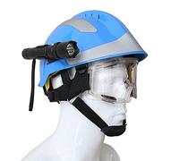 Adult rescue helmet ABS Hard hat, Earthquake disaster emergency rescue head protection Protective helmet kit for Male female, with goggles and a rechargeable light flashlight
