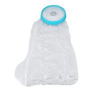 Adult Reusable Short Leg Cast Cover, Leg Knee Foot Ankle Wound Protector, Neoprene Laminated Elastic Fabric with Silicone Contact Surface for Shower Bath Chemotherapy Re