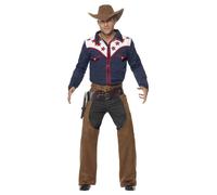 Adult Rodeo Western Cowboy Fancy Dress Costume