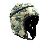 Adult Rugby Headguard Headgear Soft Shell Helmet EVA Foam Adjustable Elastic Absorption Football Helmet Head Protection Shockproof for Rugby Soccer Baseball