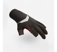 Adult Sailing 1 mm Neoprene Gloves With 2 Fingers Cut 900 Black