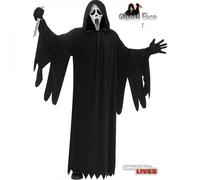 Adult Scream Ghost Face 25th Anniversary Hooded Robe Costume - Complete Outfit with Mask, Gloves, Belt & Knife
