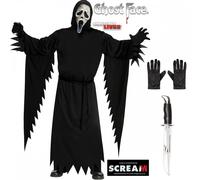NEW Adult AGED Official Scream Ghost Face Lives Halloween Fancy Dress One Size