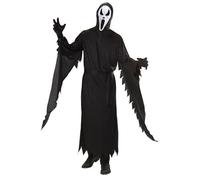 Adult Screaming Ghost Costume Halloween Fancy Dress Outfit