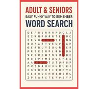 adult & seniors easy funny way to remember word search: A Brain-Boosting Puzzle & Notebook Combo for Relaxation, Laughter, and Memory Support