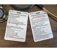 Adult Sepsis Screening Tool | Healthcare Educational Reference Card