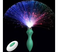 Adult Sex Toy Anal Plug - Vibrating Butt Plug with Light Up Tail Remote Control Vibrators with 10 Vibrating Modes, Anal Beads Prostate Massager, Anal Sex Toys Vibrator for Men Women, Couples,C