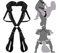 Adult Sex Toys Sex Strap Bondaged kit BDSM Bondage Love Slings for Couples Neck Hanging Sling, Sex Swing Set with Adjustable Straps, Soft Plush Padding Mat, Sex Restraints Toys, Holds up to 300lbs