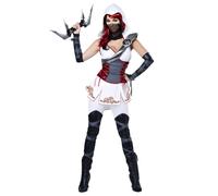 Adult Sexy Ninja White Costume