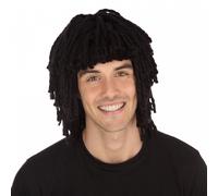 Bristol Novelty BW204 Dreadlocks Short Wig For Men Black Ruud Guillit Rasta,