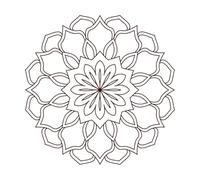 Adult showcasing Intricate Geometric Patterns and Vibrant Mandala Fine Carving Decals 67.2x67.2cm Can Modify and add Information Coffee