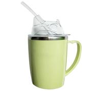 Adult Sippy Cup,Beakers for Elderly 11.8 Oz Spill Proof Cups for Adults 3 Modes Anti Choke Safe Drinking Cup with 11.8'' Tube & Handle for Disabled Adults Drinking Aids Insulated Hospital Mug