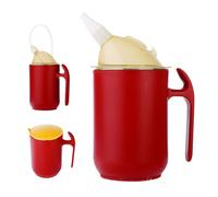 Adult Sippy Cup - Stainless Feeding Mug, Ergonomic Handle Lid | Leakproof Drinking Vessel, Detachable Spill Control Solution with Spout for Bedridden Patients Elderly Pregnant Women Baby Use