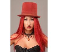 Adult Size Halloween Dracula Fancy Dress Vampire Deluxe Gothic Burgundy Top Hat