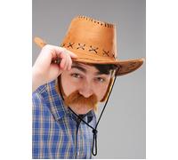 Boland 01268 - Cowboy Hat for Adults, Western Hat for Fancy Dress Costumes, Sheriff, Gaucho, Cowgirl, Halloween, Carnival, JGA