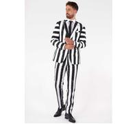 Adult Size Mens Halloween Black and White Striped Beetlejuice Oppo Suit Costume