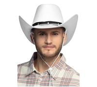 Adult Size Mens Wild West Wichita White Cowboy Hat Western Fancy Dress