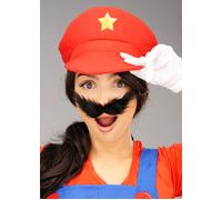 Adult Size Super Mario Style Red Cap