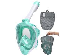 Adult Snorkel Goggles, Anti-Fog Swimming Goggles - No Leakage, 180 Degree Panoramic View, Full Face Snorkel Goggles, Diving Goggles for Adults and Teenagers