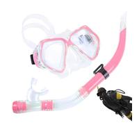 Adult Snorkel Kit Panoramic View Anti-Leak Adjustable | Swimming Goggles with Integrated Dry Snorkel for Men Women Adults Youth Travel Outdoor Beach Vacation