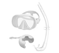 Adult Snorkel Set - Panoramic View Anti-Leak Masque,With Box And Adjustable Strap Foldable Diving Norkel Gear Incorporates A- For Men Women Lover Athlete Family Swimming Training Underwater Beach Trip