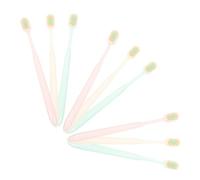 Adult Soft Bristle Toothbrushes 9pcs Wide Thin Brush Head Plastic