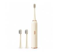 Adult Sonic Electric Toothbrush, USB Rechargeable, Home use, Soft bristles, Multiple Modes for Daily Cleaning, Lightweight and Waterproof Body, Suitable for Family Travel and Couples.，Khaki