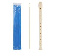 Adult Soprano Recorder With C Key, German Fingering, Baroque Style, Plastic Instrument With Maintenance Tools And Bag