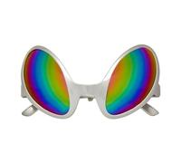Adult Space Alien Glasses Holographic Fancy Dress Accessory