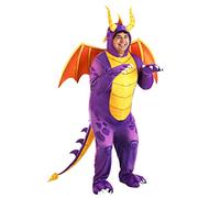 Adult Spyro the Dragon Plus Size Fancy Dress Costume Jumpsuit | Video Game Fancy Dress Costumes 4X