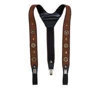 Bristol Novelty BA2997 Steampunk Braces, Adult, Brown