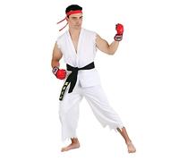 Adult Street Fighter Ryu Fancy Dress Costume Small