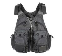 Adult Surf Jacket With Multi-Pockets And Reflective Stripes, Durable Surf Jacket for Fishing Boating Kayaking Swimming Travel Water Sports(G,Large-X-Large)