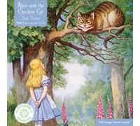 Adult Sustainable Jigsaw Puzzle Alice and the Cheshire Cat : 1000-pieces. Ethical, Sustainable, Earth-friendly