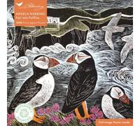 Adult Sustainable Jigsaw Puzzle Angela Harding: Fair Isle Puffins (Jigsaw)