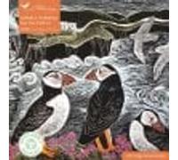 Adult Sustainable Jigsaw Puzzle Angela Harding: Fair Isle Puffins